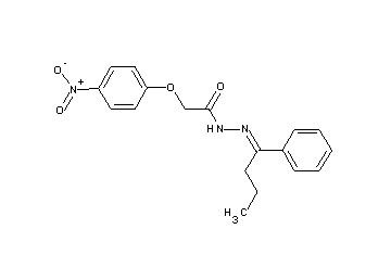 2-(4-nitrophenoxy)-N'-(1-phenylbutylidene)acetohydrazide