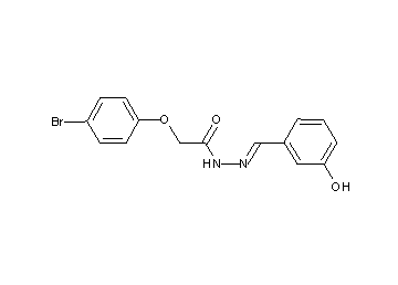 2-(4-bromophenoxy)-N'-(3-hydroxybenzylidene)acetohydrazide