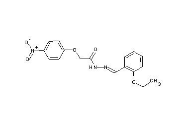 N'-(2-ethoxybenzylidene)-2-(4-nitrophenoxy)acetohydrazide