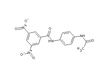N-[4-(acetylamino)phenyl]-3,5-dinitrobenzamide