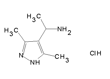 [1-(3,5-dimethyl-1H-pyrazol-4-yl)ethyl]amine hydrochloride - Click Image to Close