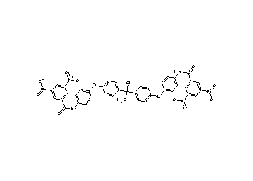 N,N'-[2,2-propanediylbis(4,1-phenyleneoxy-4,1-phenylene)]bis(3,5-dinitrobenzamide)