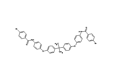 N,N'-[2,2-propanediylbis(4,1-phenyleneoxy-4,1-phenylene)]bis(4-bromobenzamide)