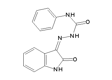 1H-indole-2,3-dione 3-(N-phenylsemicarbazone)
