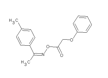 1-(4-methylphenyl)ethanone O-(2-phenoxyacetyl)oxime 1-(4-methylphenyl)ethanone O-(2-phenoxyacetyl)oxime
