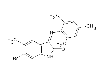 6-bromo-3-(mesitylimino)-5-methyl-1,3-dihydro-2H-indol-2-one