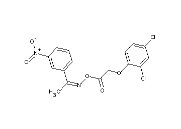 1-(3-nitrophenyl)ethanone O-[2-(2,4-dichlorophenoxy)acetyl]oxime