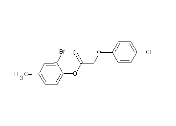 2-bromo-4-methylphenyl (4-chlorophenoxy)acetate