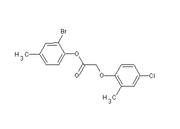 2-bromo-4-methylphenyl (4-chloro-2-methylphenoxy)acetate