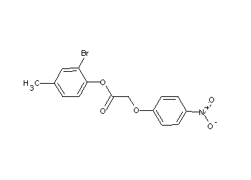 2-bromo-4-methylphenyl (4-nitrophenoxy)acetate