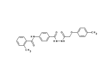 2-methyl-N-[4-({2-[(4-methylphenoxy)acetyl]hydrazino}carbonyl)phenyl]benzamide