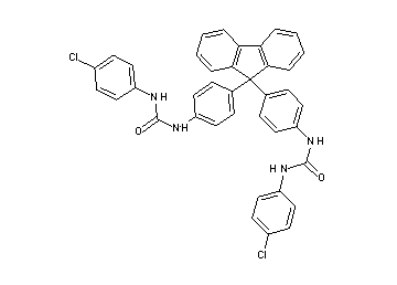 N',N'''-[9H-fluorene-9,9-diylbis(4,1-phenylene)]bis[N-(4-chlorophenyl)urea]