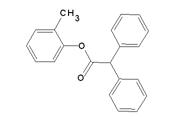 2-methylphenyl diphenylacetate 2-methylphenyl diphenylacetate