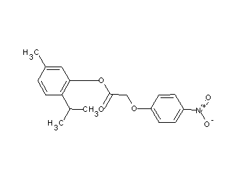 2-isopropyl-5-methylphenyl (4-nitrophenoxy)acetate