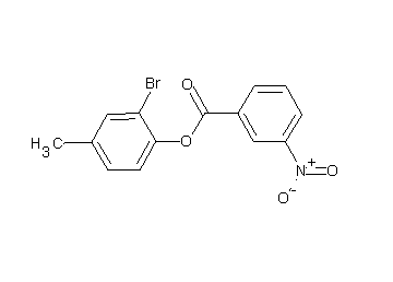 2-bromo-4-methylphenyl 3-nitrobenzoate