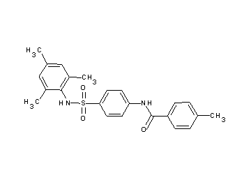 N-{4-[(mesitylamino)sulfonyl]phenyl}-4-methylbenzamide