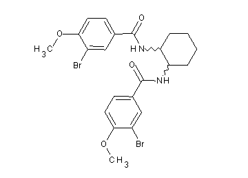 N,N'-1,2-cyclohexanediylbis(3-bromo-4-methoxybenzamide)