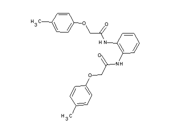 N,N'-1,2-phenylenebis[2-(4-methylphenoxy)acetamide]