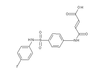 4-[(4-{[(4-iodophenyl)amino]sulfonyl}phenyl)amino]-4-oxo-2-butenoic acid