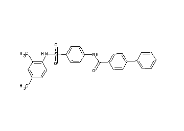 N-(4-{[(2,4-dimethylphenyl)amino]sulfonyl}phenyl)-4-biphenylcarboxamide