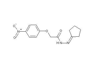 N'-cyclopentylidene-2-(4-nitrophenoxy)acetohydrazide