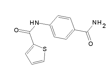 N-[4-(aminocarbonyl)phenyl]-2-thiophenecarboxamide