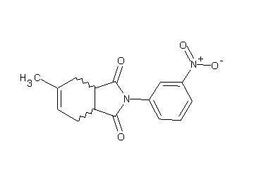5-methyl-2-(3-nitrophenyl)-3a,4,7,7a-tetrahydro-1H-isoindole-1,3(2H)-dione - Click Image to Close