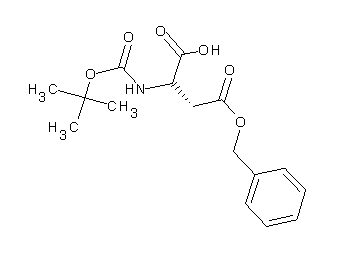 4-(benzyloxy)-2-[(tert-butoxycarbonyl)amino]-4-oxobutanoic acid (non-preferred name)