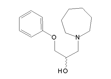 1-(1-azepanyl)-3-phenoxy-2-propanol