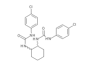 N',N'''-1,2-cyclohexanediylbis[N-(4-chlorophenyl)urea]