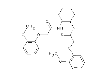 N,N'-1,2-cyclohexanediylbis[2-(2-methoxyphenoxy)acetamide]