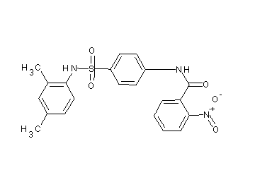 N-(4-{[(2,4-dimethylphenyl)amino]sulfonyl}phenyl)-2-nitrobenzamide