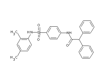 N-(4-{[(2,4-dimethylphenyl)amino]sulfonyl}phenyl)-2,2-diphenylacetamide