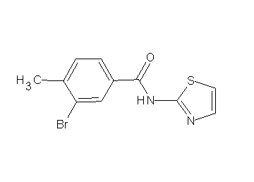 3-bromo-4-methyl-N-1,3-thiazol-2-ylbenzamide