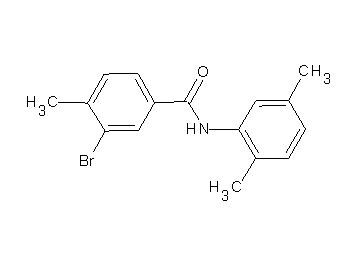 3-bromo-N-(2,5-dimethylphenyl)-4-methylbenzamide - Click Image to Close