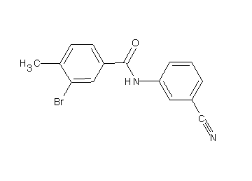 3-bromo-N-(3-cyanophenyl)-4-methylbenzamide - Click Image to Close