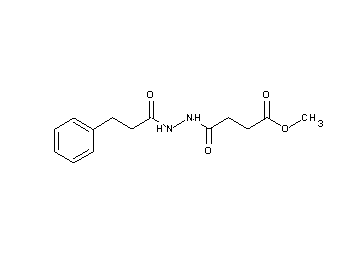 methyl 4-oxo-4-[2-(3-phenylpropanoyl)hydrazino]butanoate