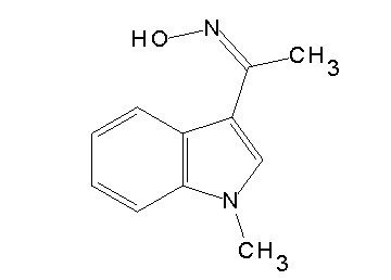 1-(1-methyl-1H-indol-3-yl)ethanone oxime 1-(1-methyl-1H-indol-3-yl)ethanone oxime