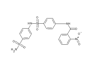N-[4-({[4-(aminosulfonyl)phenyl]amino}sulfonyl)phenyl]-2-nitrobenzamide