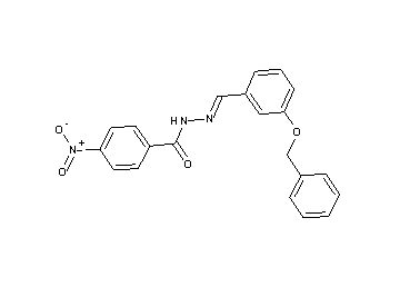N'-[3-(benzyloxy)benzylidene]-4-nitrobenzohydrazide - Click Image to Close