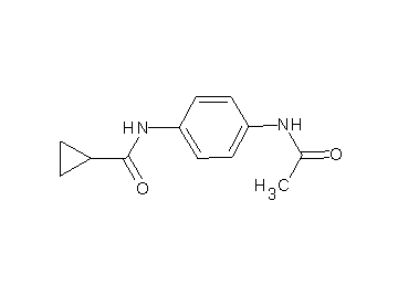 N-[4-(acetylamino)phenyl]cyclopropanecarboxamide