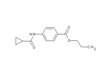 propyl 4-[(cyclopropylcarbonyl)amino]benzoate