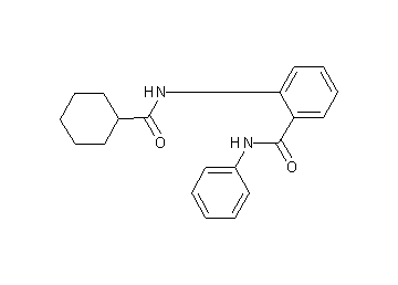 2-[(cyclohexylcarbonyl)amino]-N-phenylbenzamide