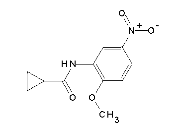 N-(2-methoxy-5-nitrophenyl)cyclopropanecarboxamide