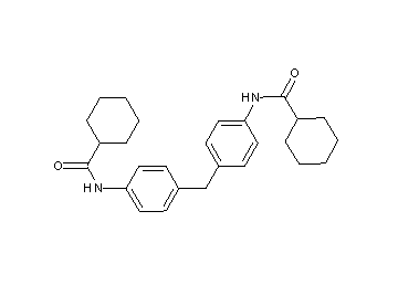 N,N'-[methylenebis(4,1-phenylene)]dicyclohexanecarboxamide