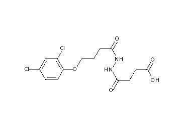 4-{2-[4-(2,4-dichlorophenoxy)butanoyl]hydrazino}-4-oxobutanoic acid