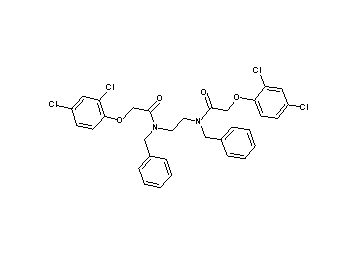 N,N'-1,2-ethanediylbis[N-benzyl-2-(2,4-dichlorophenoxy)acetamide]