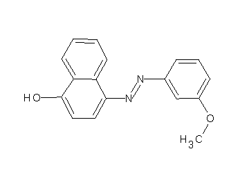 4-[(3-methoxyphenyl)diazenyl]-1-naphthol - Click Image to Close