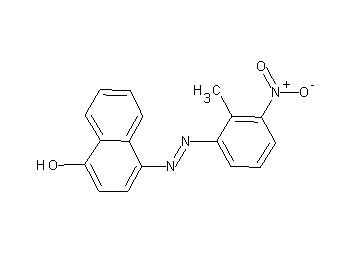 4-[(2-methyl-3-nitrophenyl)diazenyl]-1-naphthol