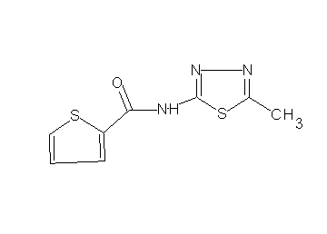 N-(5-methyl-1,3,4-thiadiazol-2-yl)-2-thiophenecarboxamide
